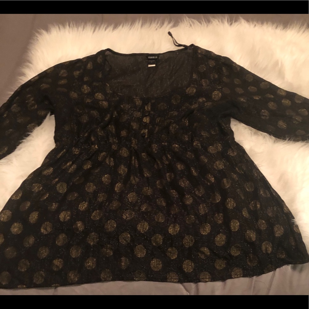 Torrid 2 Sexy sheer blouse
